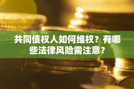 北京共同债权人如何维权？有哪些法律风险需注意？