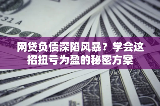 北京网贷负债深陷风暴？学会这招扭亏为盈的秘密方案