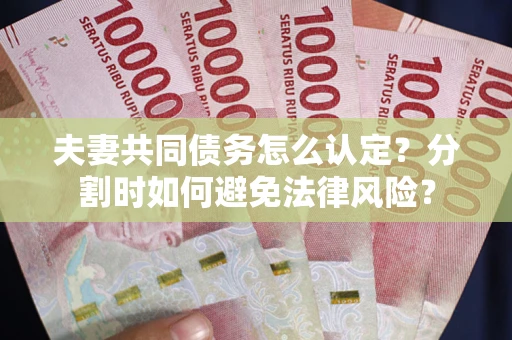 北京夫妻共同债务怎么认定？分割时如何避免法律风险？