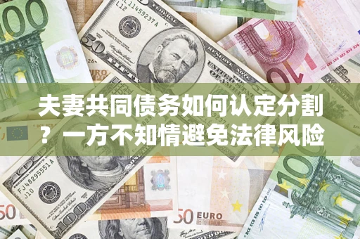 北京夫妻共同债务如何认定分割？一方不知情避免法律风险必看！
